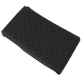 Resim Tesla Model 3 2023-2024 İçin Kol Dayama Kutusu Kapağı Pvc Deri Siyah Su Geçirmez Orta Konsol Kapağı Değişimi 