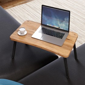 Resim Kadın Girişimci Ve Üretim Kooperatifi Laptop Sehpası,masası, Katlanabilir Yatak,koltuk Üstü,kahvaltı,bilgisayar Sehpası Atlantik Çam 