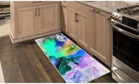 Resim Colorix Carpet Kaymaz Taban Tezgah Önü Mutfak Paspası 75x150 Cm No: 206 