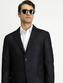 Resim Siyah 7 Drop Super Slim Fit Eksra Dar Kesim Mono Yaka Takım Elbise - 7 Drop Super Slim Fit / Siyah / 52 