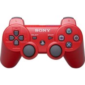 Resim Sony Oyun Kolu Kablosuz Playstation 3 Gamepad Wıreless Controller Ps3 Dualshock3 Kırmızı Oyun Kolu 