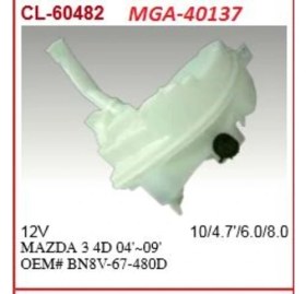 Resim Mga 40137 Su Fıskiye Deposu Motorlu-Mazda-3 03-08 Sedan BN8V67480D 