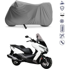 Resim Teksin Yamaha Cygnus Motosiklet Brandası 4 Mevsim Su Geçirmez Motor Brandası 