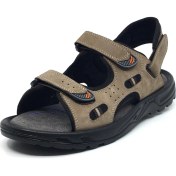 Resim Coppo %100 Nubuk Deri Ortopedik Yazlık Rahat Erkek Ayarlanabilir Sandalet Terlik Yeni Sezon Büyük Numara 40-47 