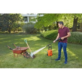 Resim Braventa Collection + Decker + Decker 1650W 120BAR/1740 Psı Basınçlı Yıkama Makinesi Siyah Turuncu 