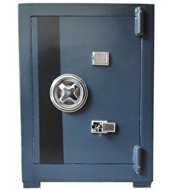 Resim Sur Çelik Para Kasaları 65 CM Şifreli Yangına Dayanıklı Sur Çelik Para Kasası 64SIFSIYAH2 