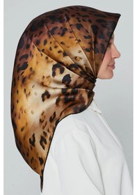 Resim Armine Dj Saf İpek Eşarp 8260d T Nostalji Twill -09 KAhverengi 