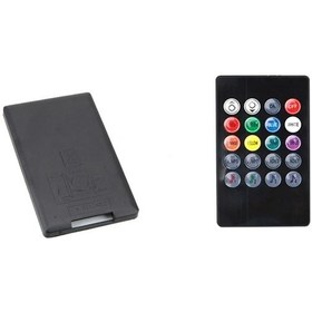 Resim Ayak Altı Led Kontrol Kumandası Pilsiz Ve Fonksiyonlu Siyah 