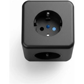 Resim Akım ve Voltaj Korumalı Küp Priz 3 USB Destekli Nemere 