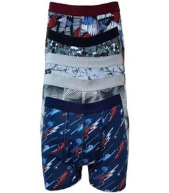 Resim Tutku 0119 Erkek Desenli Likralı Boxer 12 Adet 001 