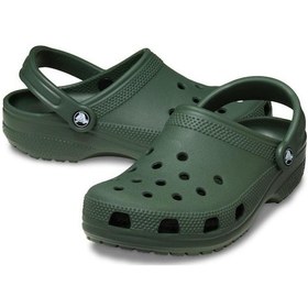 Resim Crocs 206991-3cm Classıc Clog Çocuk Spor Terlik Sandalet Yeşil 