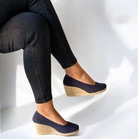 Resim Y&D Shoes Kadın Keten Espadril – Dolgu Topuklu, Şık Yazlık Model 
