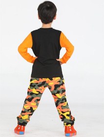Resim Casabony Gamer Erkek Çocuk Kamuflaj Pantolon + T-shirt Takım-renkli Çok Renkli 