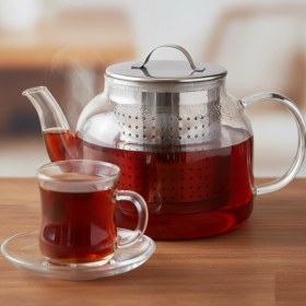 Resim Çay Süzgeci Büyük Boy Paslanmaz Çelik Demlik İçi Çay Süzgeci Geniş Hacimli Ve Dayanıklı Çok Renkli 