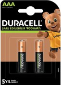 Resim Duracell HR03/DX2400 900 mAh AAA İnce Pil 4'lü 