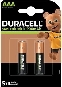 Resim Duracell HR03/DX2400 900 mAh AAA İnce Pil 4'lü 