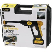 Resim Oto - Araç Yıkama Makinesi Şarjlı - Yedek Bataryalı 180w - 19000 Rpm -13000 Mah - 21v -5mt Hortum- 0.8bar Acr-02 4741 
