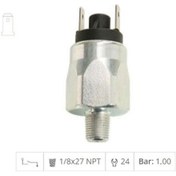 Resim Genel Markalar Yağ Müşürü (1 BAR) (1/8X27 NPT) (KONİK INCE DİŞ) (2 FİŞLİ) New Holland 
