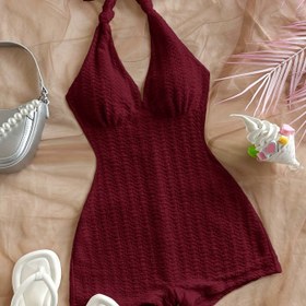 Resim Kadınlar için Derin V Yaka Romper - Kolsuz, Esnek Polyester, Partiler, Romantik Geziler ve Tatiller için Mükemmel, Tüm Mevsimler İçin Uygun, Rahat Kıyafet|V Yaka Tulum| İnşaat, Romper Tulum 