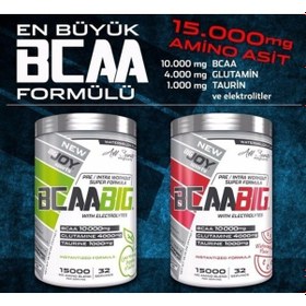 Resim Bigjoy Bcaabig 544 Gr Bcaa Glutamine Taurine Karpuz Aromalı 