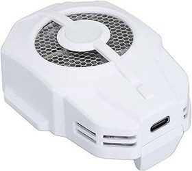 Resim Cep Telefonu Radyatörü, Arka Klipsli Cep Telefonu Soğutucusu 5500R/min Oyun Için İki Hızlı Rüzgar (BLACK) 