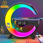 Resim Vikefon RGB Gece Lambası Kablosuz Şarj Pedı ile Renkli LED Halka, Çok Fonksiyonlu Akıllı Hoparlör, for iPhone 16, 15, 14, 13, 12, for Samsung S25, Xiaomi 14 için Hızlı Şarj - Müzik Görüntüleme, Uyku Lambası Özelliği, Arkadaşlar için İdeal Hediye, Uyku Gece Lambası | Renkli Ortam Aydınlatması | USB Type-C Şarj 