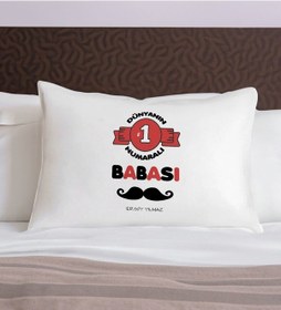 Resim Bk Gift Kişiye Özel Baba Temalı Pamuklu Yastık Kılıfı-9 50x70cm, Babaya Hediye, Babalar Günü Hediyeleri Kobitmeyencom31346 Bk Gift 
