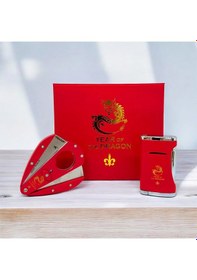 Resim Xikar Year Of The Dragon Limited Puro Çakmağı Ve Kesici Seti 