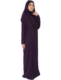 Resim Zehranaz Namaz Elbisesi Koyu Mor Fermuarsız Namaz Elbisesi Koyu Mor 