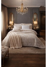 Resim Özdilek Emilia Çeyiz Seti 11 Parça - Bej Bej 