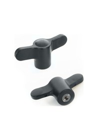 Resim PTB27010 PLASTİK KELEBEK TUTAMAK BURÇLU ÇAP:70 M10 EMES 