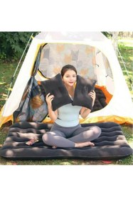 Resim Geseus Araç Içi Şişme Yatak Araba Arka Koltuk Yatağı + Şişirme Pompası 