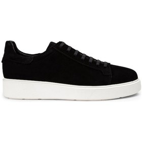 Resim Deery Hakiki Süet Siyah Erkek Sneaker Ayakkabı - 01954Msyhe01 Siyah 