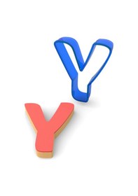 Resim Y Harfi Polikarbon Kurabiye Kalıbı 