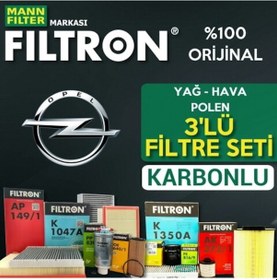 Resim Opel Astra J 1.6 Turbo Mann Filtron Filtre Bakım Seti 2009-2015 