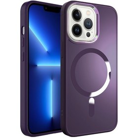 Resim İphone 12 Pro Max Uyumlu Magsafe Wireless Şarj Özellikli Zore Stil Kılıf-derin Mor Derin Mor 