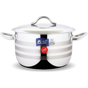 Resim Fms Çelik Lüks Derin Tencere 1009 20 Lt-34X22 