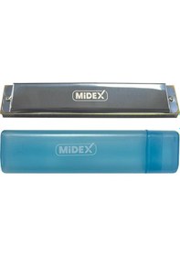 Resim Midex Hn-24sl Silver 24 Delikli Mızıka 