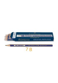 Resim Faber Castell Goldfaber 1221 Dereceli Kurşun Kalem 7B - 12 Adet 