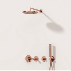 Resim Vitra Origin Ankastre Sıva Üstü Lavabo Bataryası Bakır A4262126 