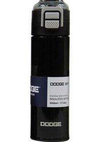 Resim Dodge Çift Kullanımlı Kapak Çelik Matara 400 Ml. Ddg-db-24515-400 Siyah Siyah 