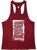 Resim BLUU Hmblw Fitness Gym Tank Top Sporcu Atleti 
