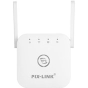 Resim 2.4ghz 300mbps Wifi Genişletici - Ap/repeater Modu, 2 Dış Anten, Beyaz, Avrupa Standartı 