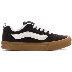 Resim Vans Knu Skool Unisex Kahverengi Sneaker Kahverengi 