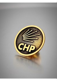Resim Chp Yaka Rozet Altın 