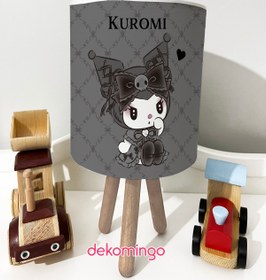 Resim dekomingo ABAJUR SİYAH DANTELLİ KUROMİ BEBEK VE ÇOCUK ODASI 