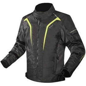 Resim Ls2 Sepang 4 Mevsim Motosiklet Montu Siyah-Gri-Neon Sarı 