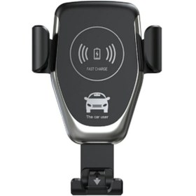 Resim Shineyee 10w Q12 Kablosuz Hızlı Şarj Cihazı Araç Şarj Cihazı Tutucu Standı-siyah, 1 Paket Diğer 
