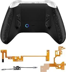 Resim eXtremeRate Xbox Series X/S Controller için Victor X Remap Kiti, 6 Remap Profilleri ve Ergonomik Arka Gövde ve Yan Rails Shell & 4 Arka Düğme Xbox Core Controller için (Dokulu Siyah) - Denetleyici Yok 