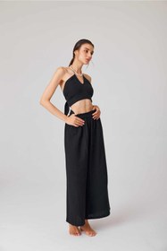 Resim Niseko Siyah Bağlama Crop 